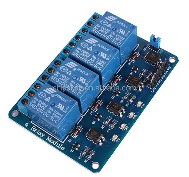 5 В 4-канальный модуль реле для PIC DSP AVR For Arduinos