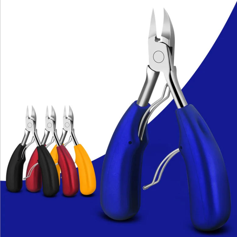High Quality Stainless Steel Pedicure Care Tool Toe Nail Correction Nippers Cutters Heavy Duty Toenail Clippers