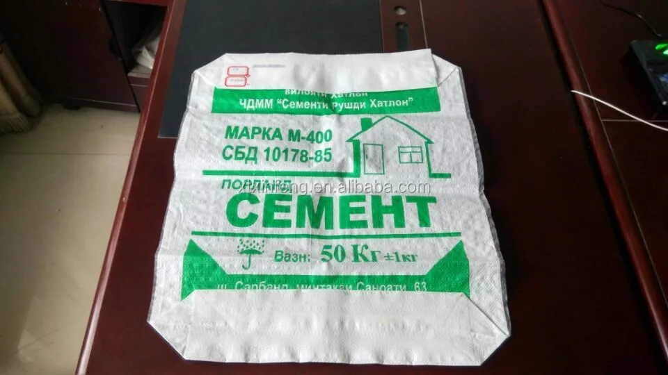 25 кг50 кг Пластиковые Полипропиленовые Тканые Композитный Мешки для Цемента