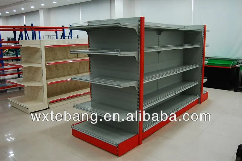 gondola shelving/used supermarket shelves/store and supermarket supplies