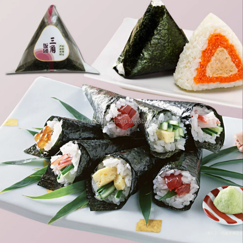 Суши-кухня onigiri нори морские водоросли суши