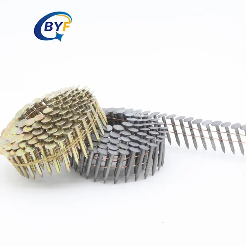 
Factory Direct Sale Galvanized Coil Roofing Nail 