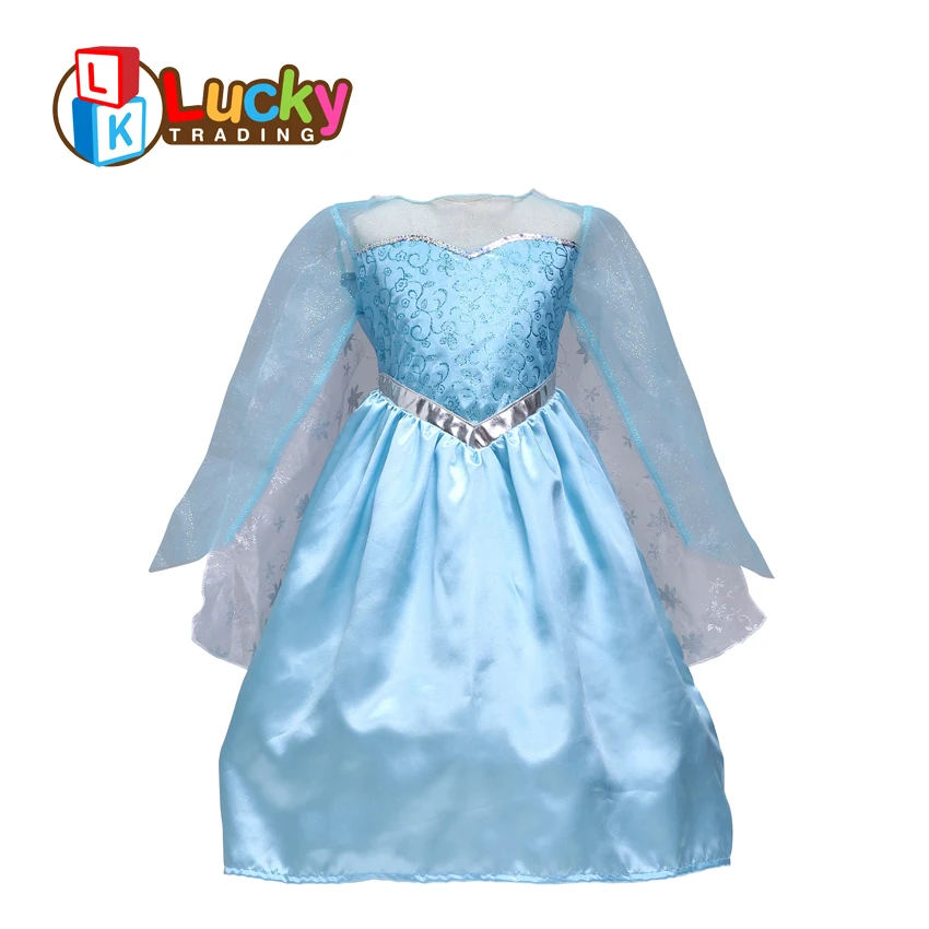 cosplay costume set party favors toys girls princess dress with 4pcs