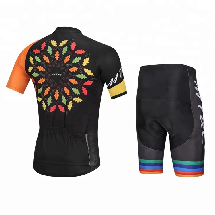 Mens Custom Mountain Bike Sets Cycling Jersey Long Sleeve