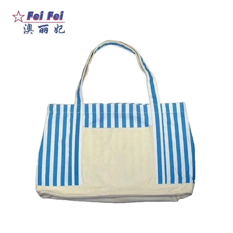 wholesale design beach canvas tote souvenir cotton organic shopping bag