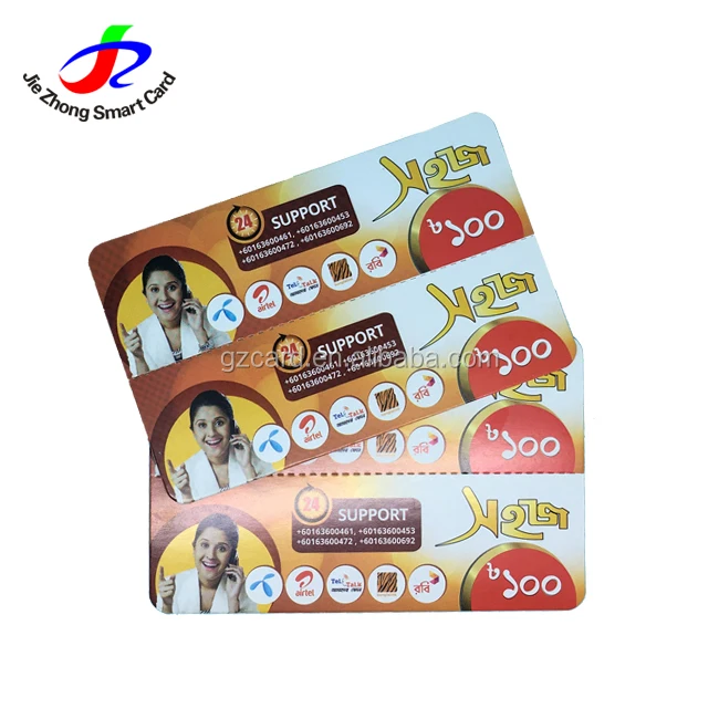
Printing Customer Design 300gsm Paper Scratch Card Printing Mobile Cell Phone 