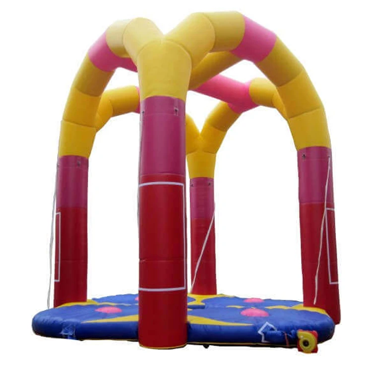 
Funny crazy theme park inflatable bungee jumping trampoline for adult kids 