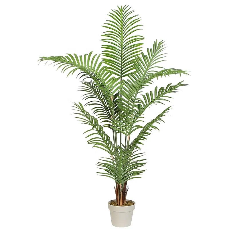 145cm interior decoration green plant bonsai artificial palm tree rubber tree