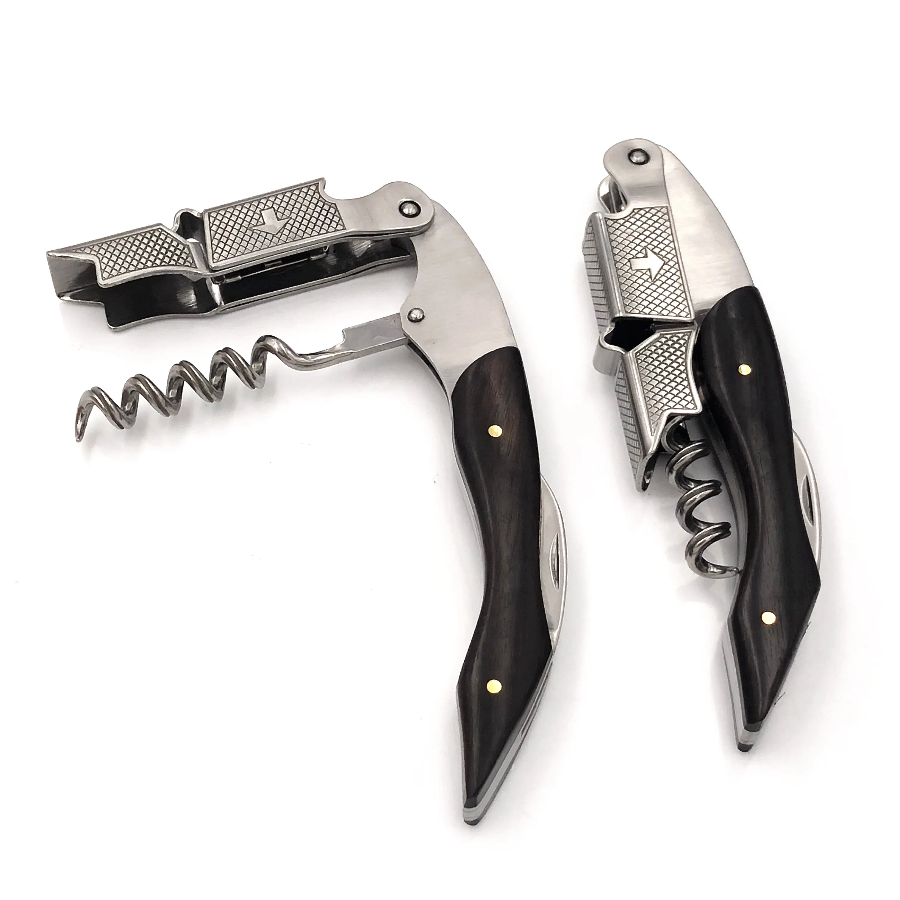 Черный логотип, роскошный штопор для винных бутылок, портативный штопор для вина, подарочный набор