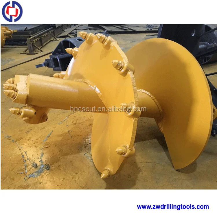 
Rock conical drilling auger 