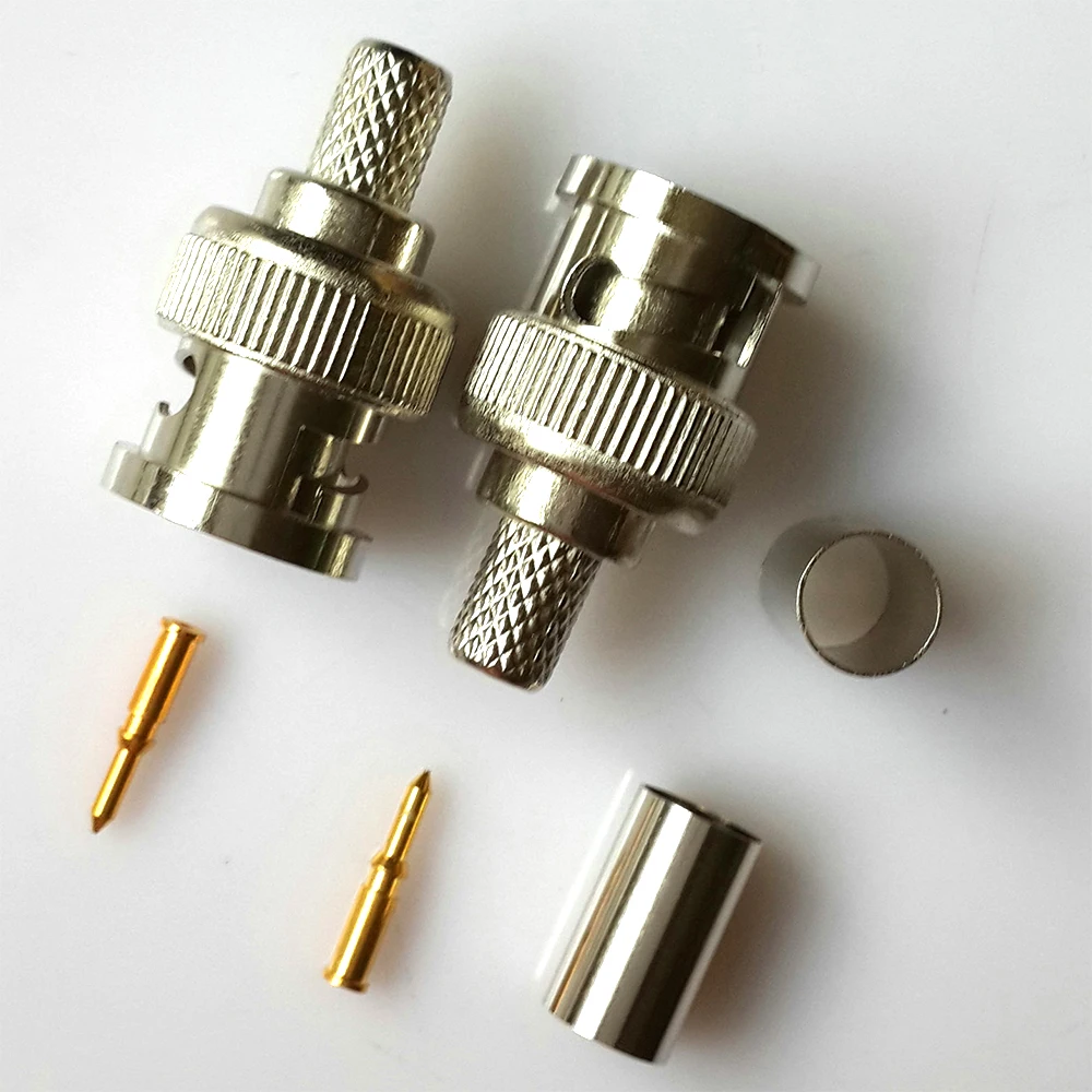 Соединитель BNC rg59 rg6 crimp