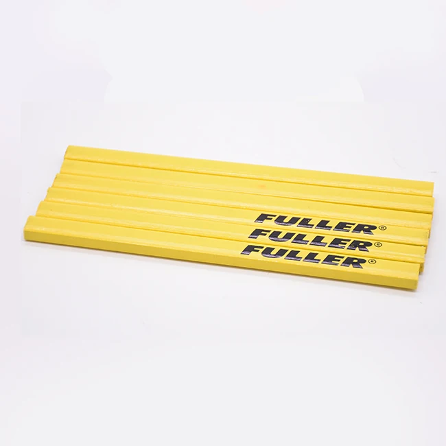 
Promotional cheap standard rectangular wooden carpenter pencil 