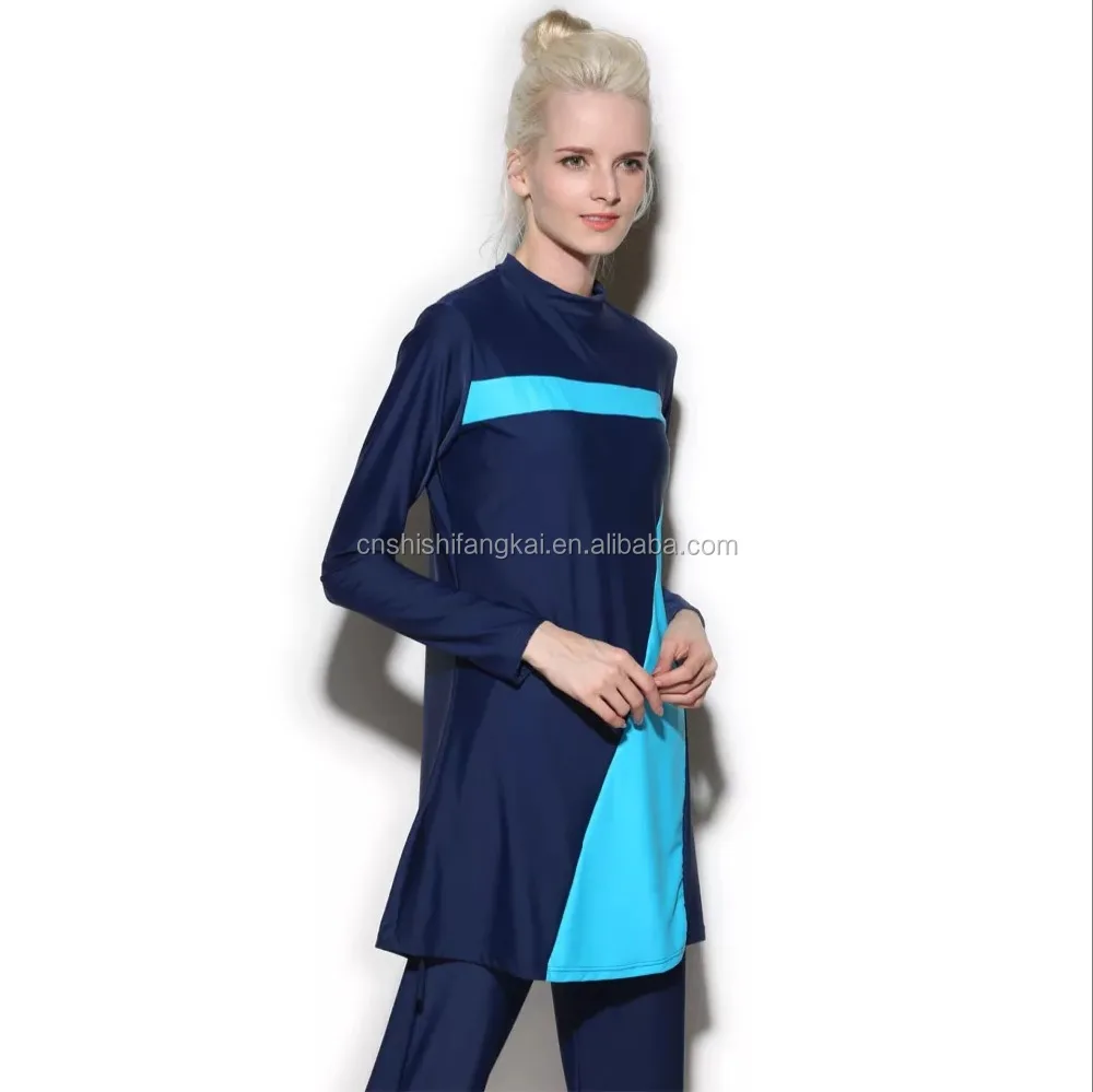 women lady muslim islam swimwear with hat swimsuit tankini full cover latex bathing suit party wear surf wear