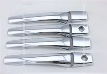 New ABS Chrome Door Handle Cover For Mitsubishi Outlander 2003-2004 2005 2006 Grandis 2003-2008 Free Shipping