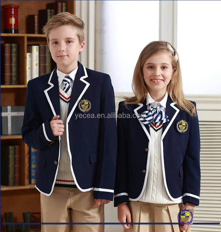 England designs uniform school blazer set for primary school