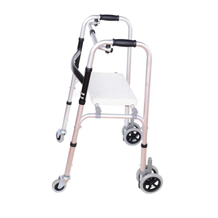 Medical aluminium folding walker for the disabled people