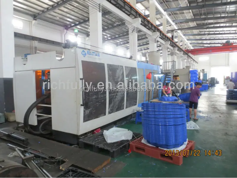 Large volume Plastic Grid Box Pallets With Wheels