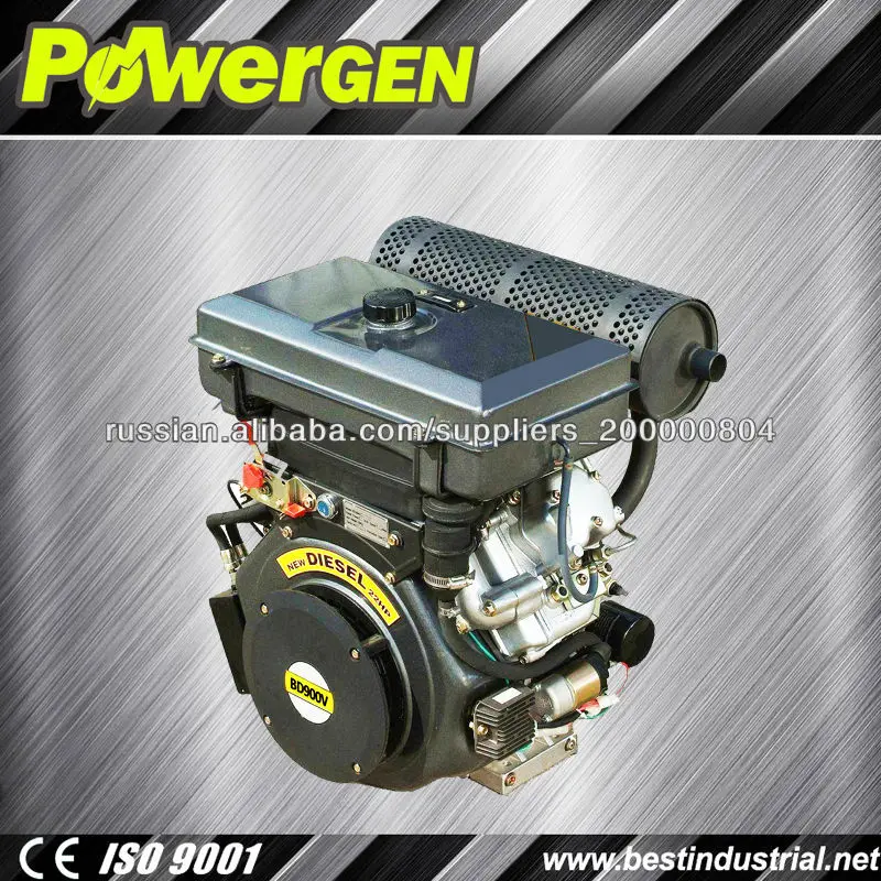 Бестселлеры!!!POWERGEN Двухцилиндровый 25HP Дизельный двигатель