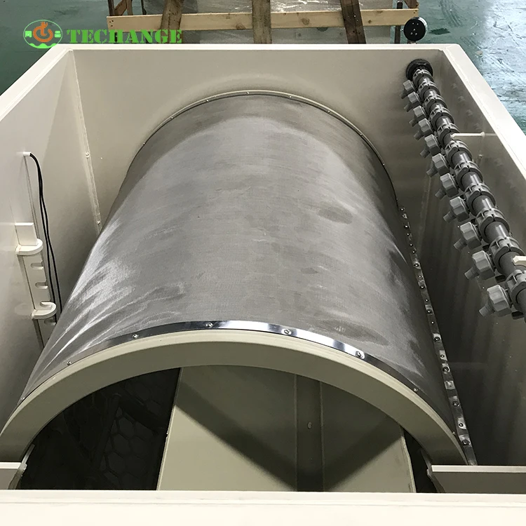 technical recirculating aquaculture systems biological rotary drum filter