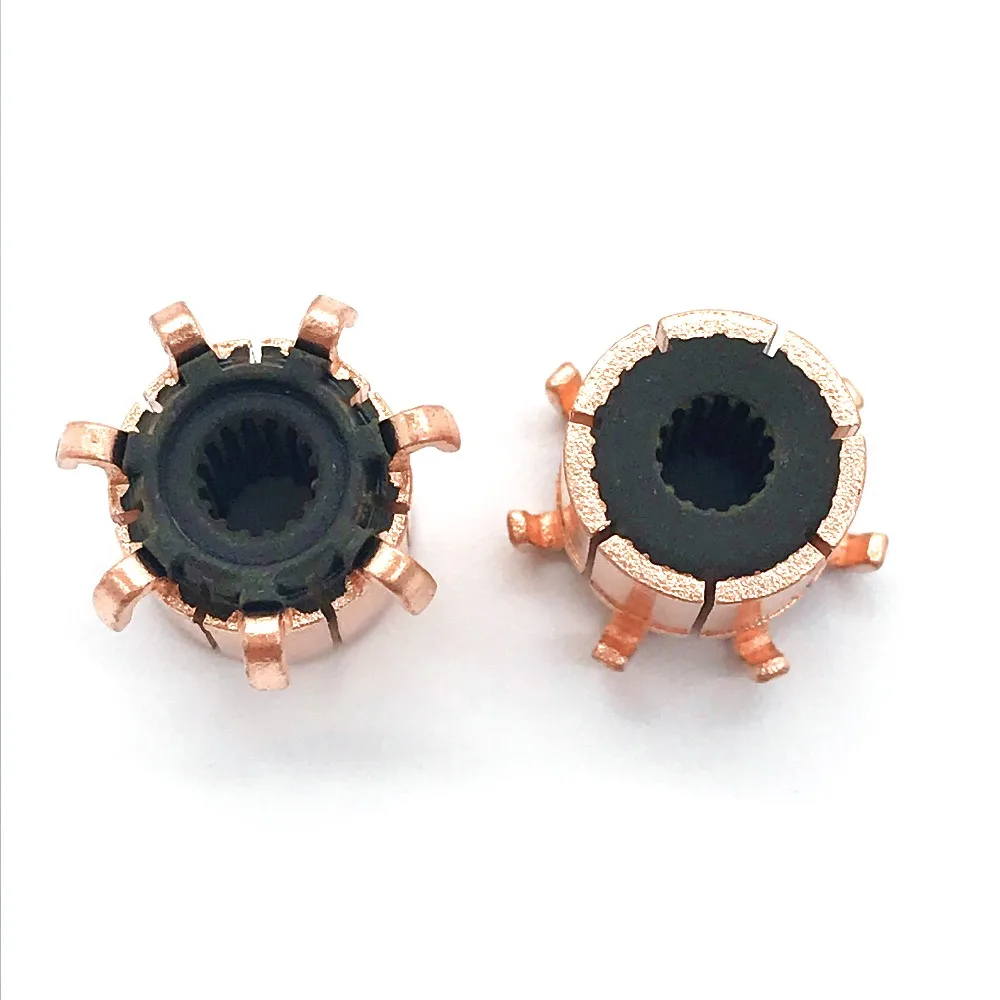 small dc motor mini 7 bars hook type commutator