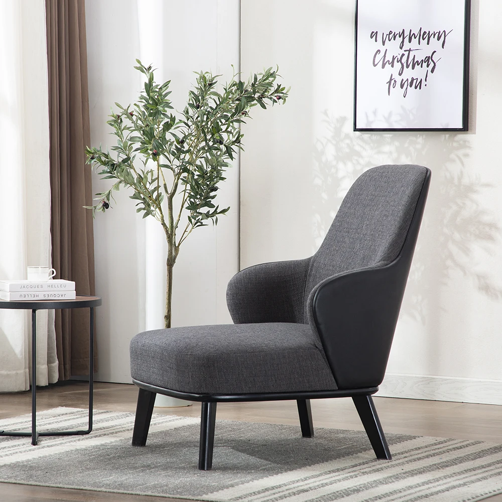 David hl-6032 Living Room Furniture Fashionable  Leather Accent Tub  Club Chair