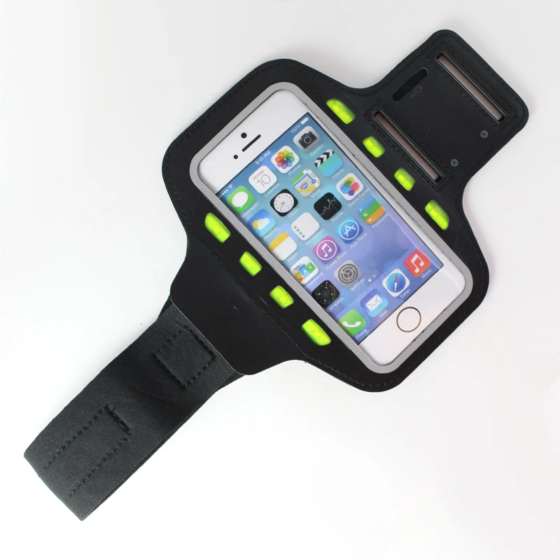 Waterproof Led Phone Armband for Out Sport Waterproof Cell Phone Case Fashion Adjustable Led Phone Armband for Jogging Running