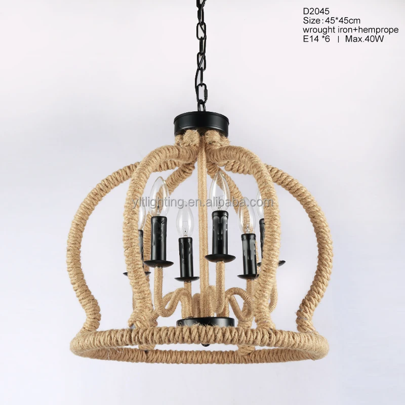 Loft Retro Chandelier Lights Industrial Iron Pendant Lighting Vintage Lamp American Country Retro Lamp with Edison Blubs Lights