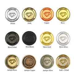 Custom 3D Antique Bronze High Relief Die Struck Challenge Coins for Marathon Race