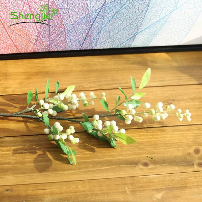 Hot seller artificial berry stems foam christmas fruit branch for holiday