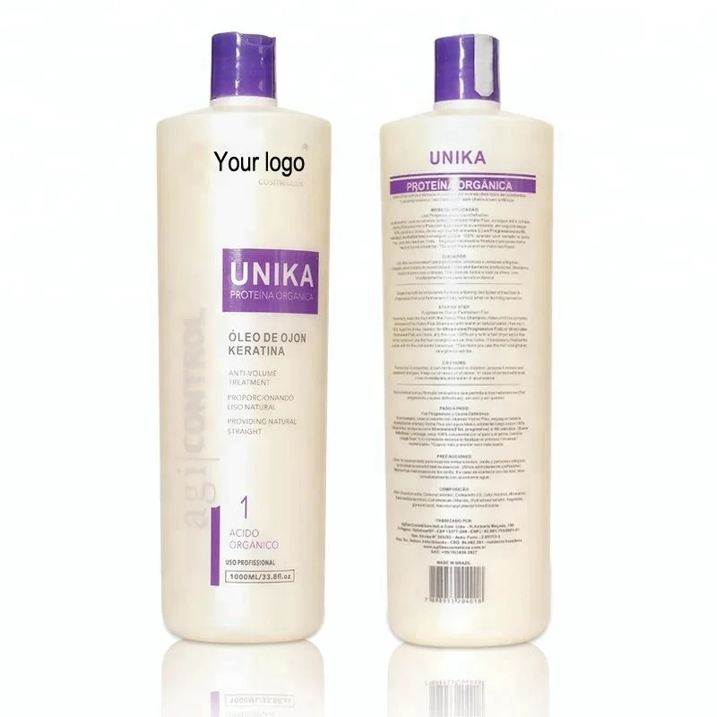 Brazilian Keratin Hair Treatment Straightening Cream 0% Formaldehyde Formalin Natural Long Lasting Straight