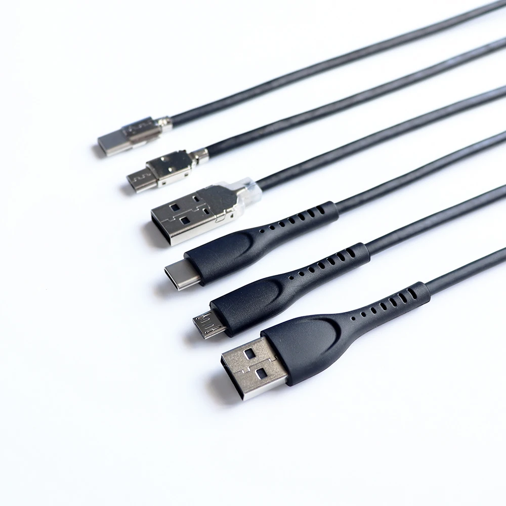 Special design  tinplate cable PVC jacket wire USB 2.0 type high speed USB C charger cable for Samsung