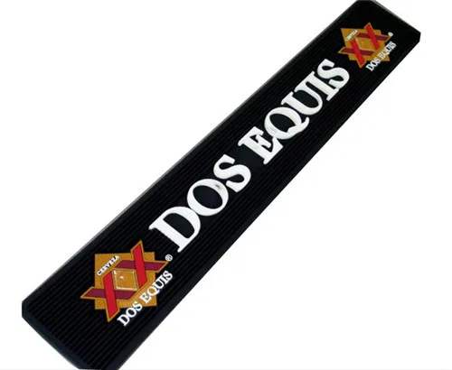 Wholesale best quality jack daniels bar soft pvc rubber drip mat