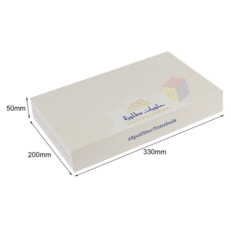 wholesale turkish packaging baklava boxes with inner tray