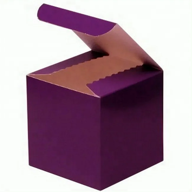 
flat pack art paper cupcake use small cake gift box 