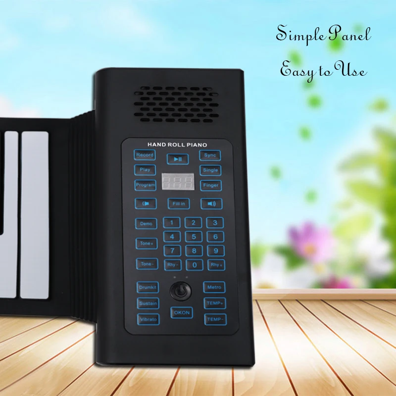 Bora 88 keys roll up electronic midi grand piano