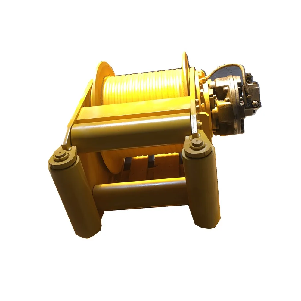 hydraulic winch for tractor for towing logs wood.