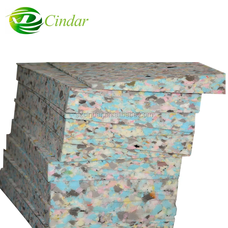 
Factory customized pu rebond foam recycled foam rebond foam for bed mattresses 