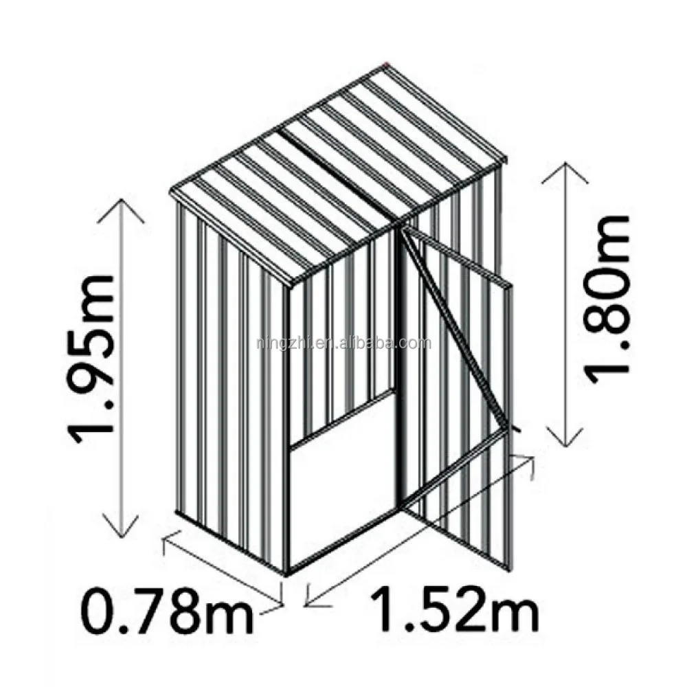 Durable metal garden shed storage,cheap price garden tool storage