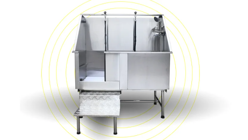
Professional stainless steel dog bathtub/dog grooming station H-104 