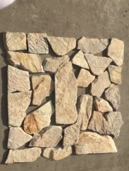 Yellow sandstone flagstone castle stone for sales