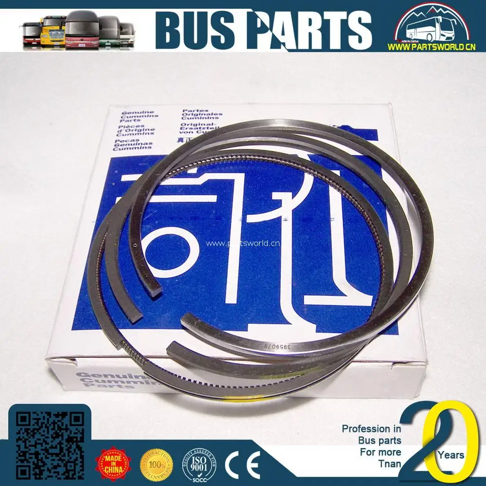 YUTONG, top quality cheap price engine piston ring higer bus spear parts