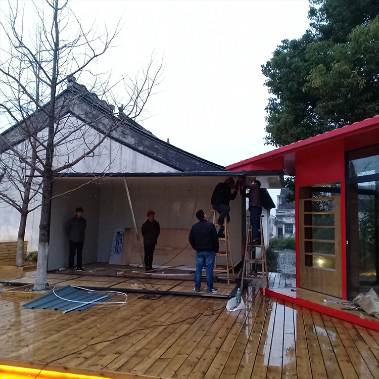 Custom prefabricated portable building mobile 10ft 20ft 40ft container coffee shop bar designs