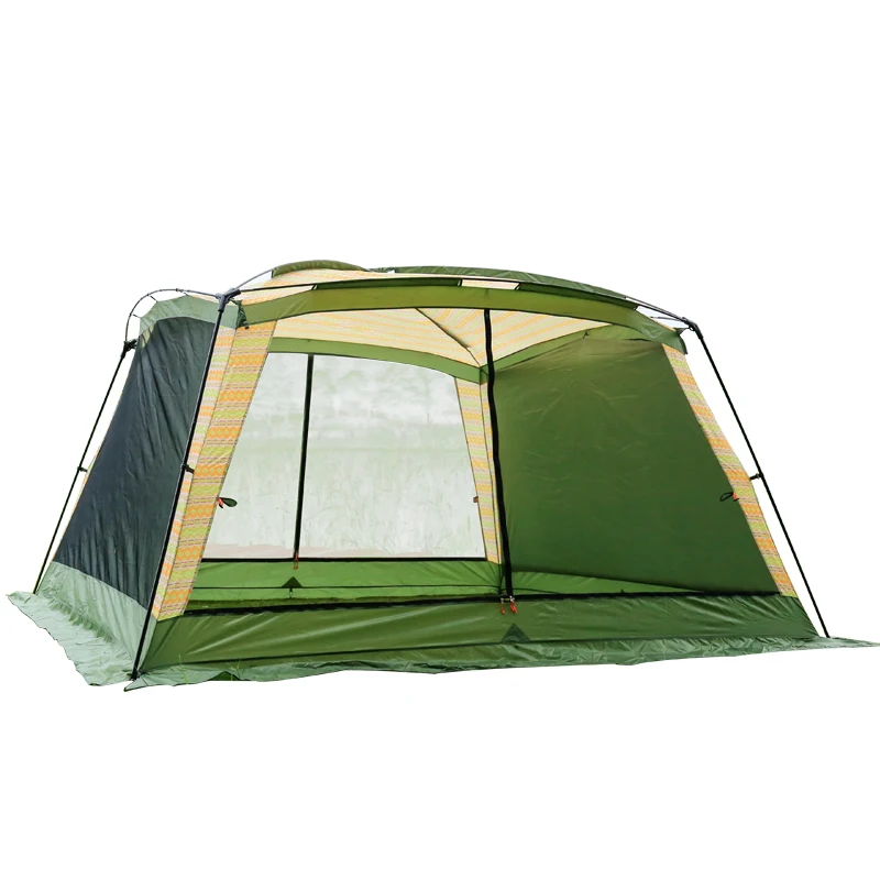 
Luxury Large Screen House Tent & Room Canopy Tent With Mesh Side Wall Big Family Tents For Camping 