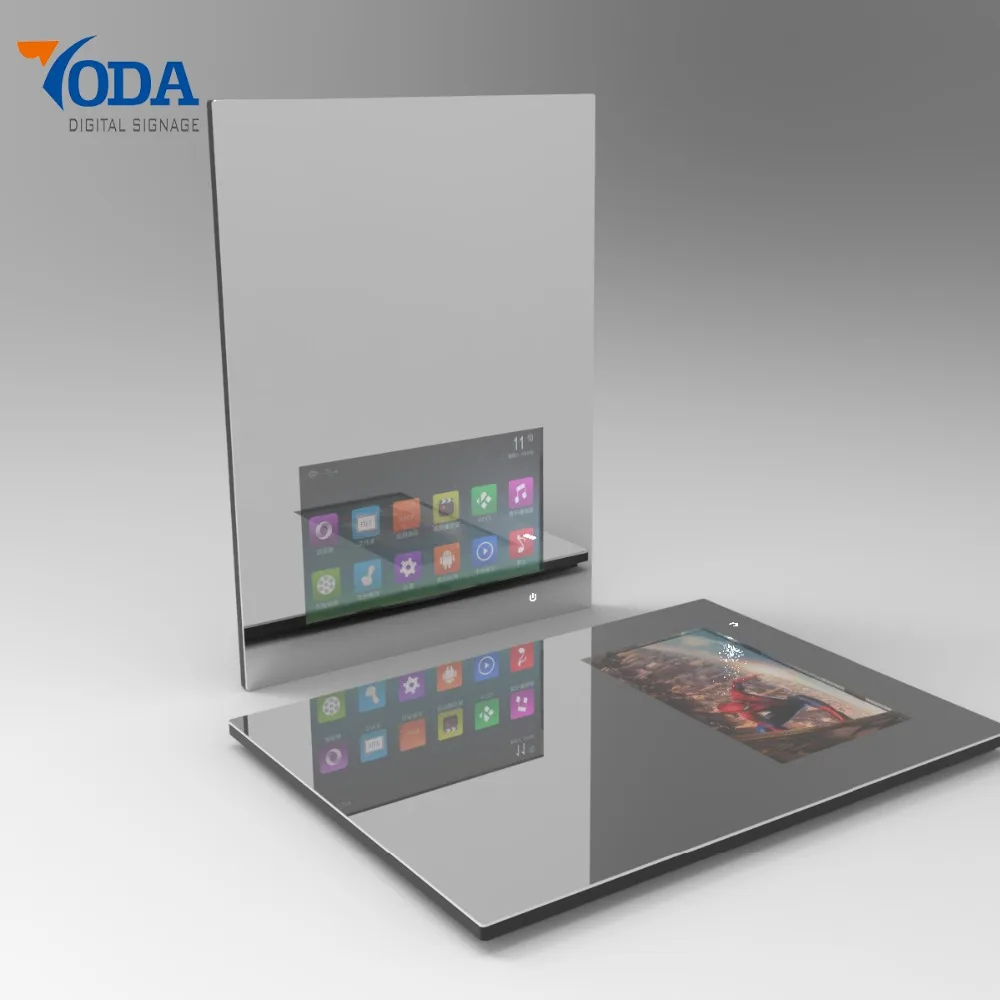 
18.5inch touch screen smart mirror with Android OS for smart home & buplic washroom use 