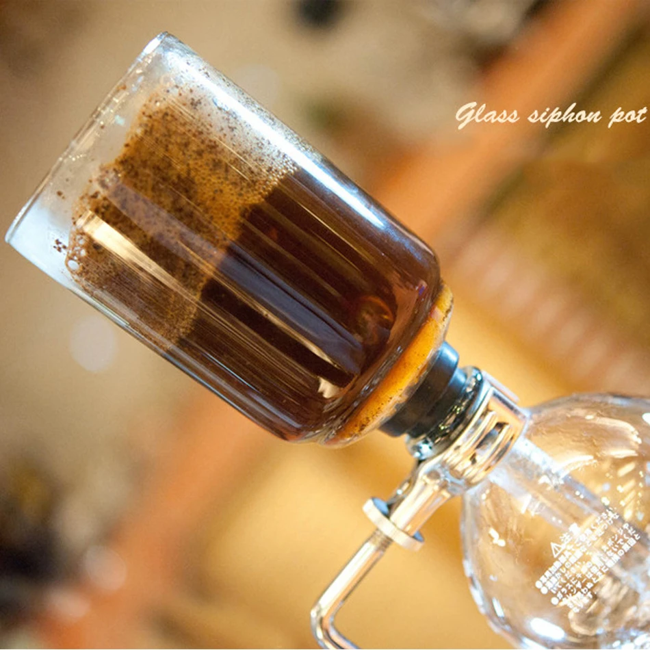 
Syphon Coffee Tea Maker,Coffee Syphon Pot Glass Siphon Coffee Maker 