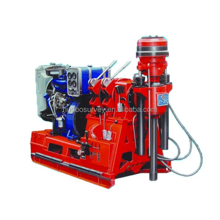 High effciency portable geological core drilling xy-2pc borehole drilling rig machine for sale