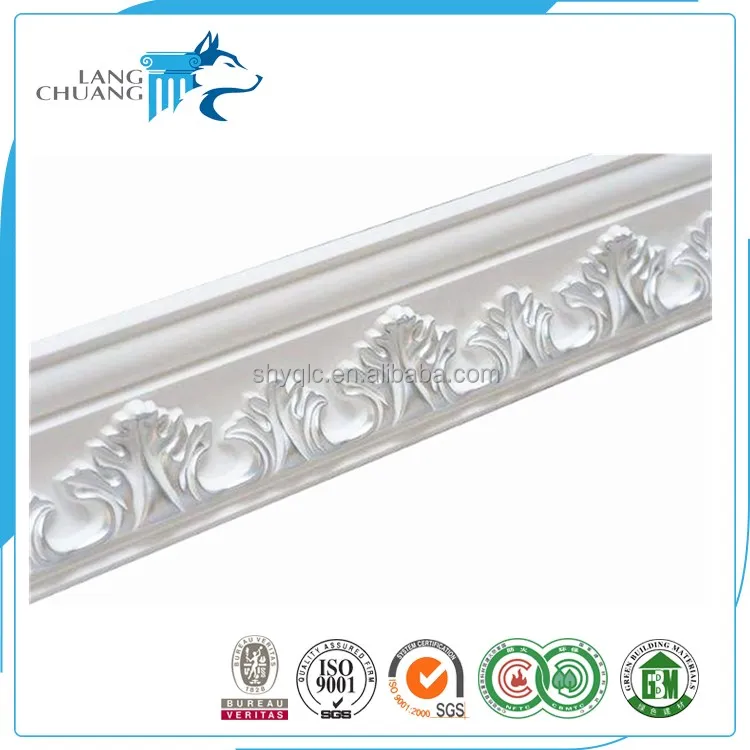 
Pop Ceiling Design Gilt Polyurethane PU Molding Profile For House 