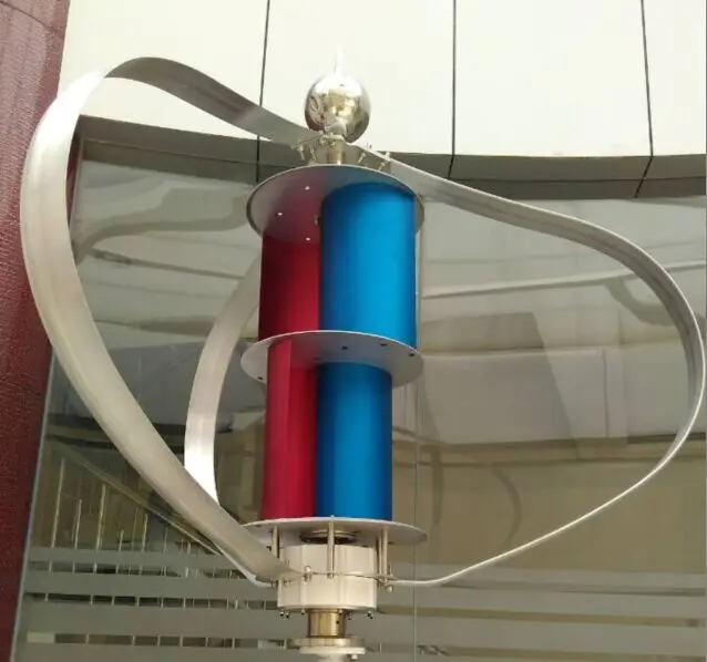 Used 100w vertical axis small wind turbine generator for sale