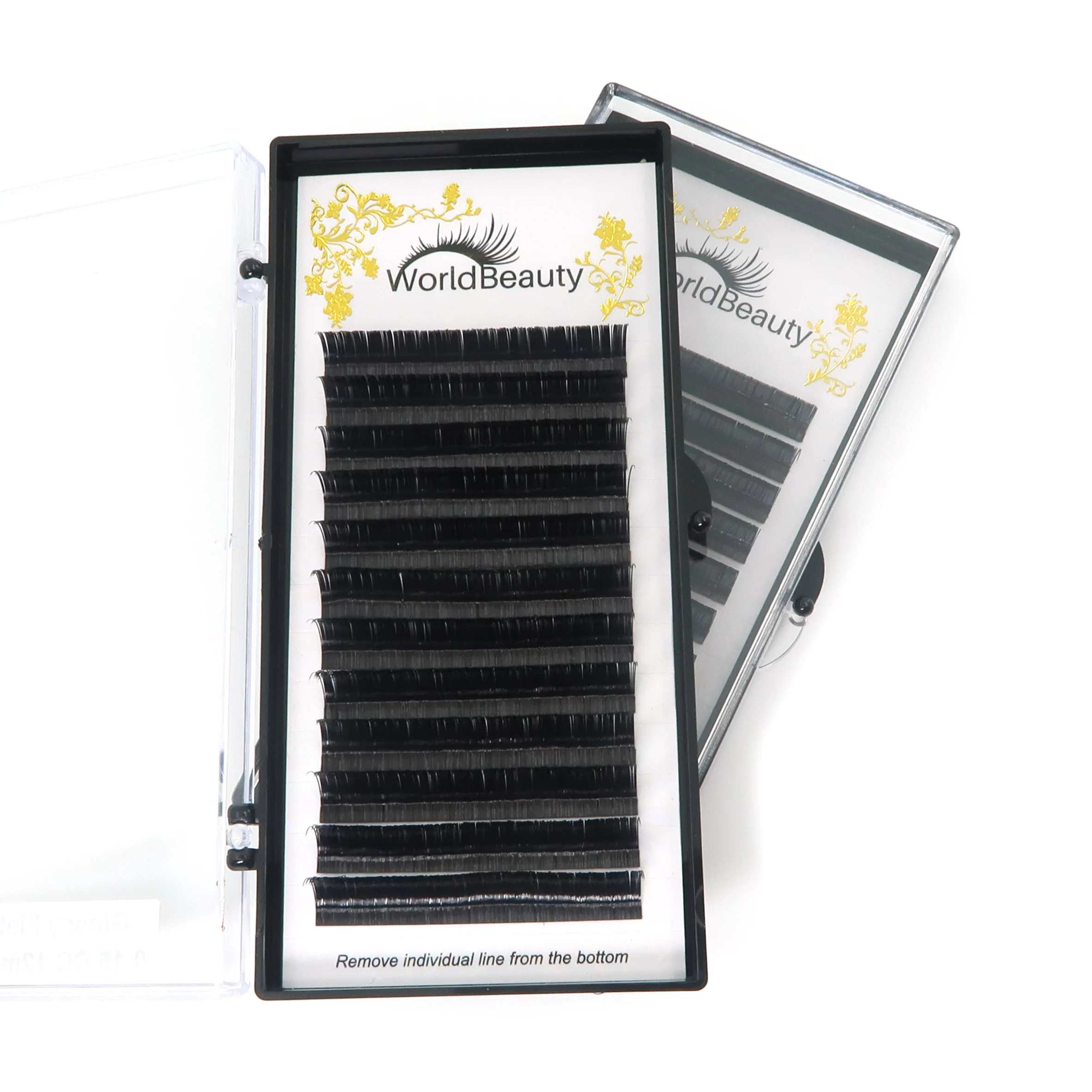 Worldbeauty100% Mink Eyelash Extension 3d Volume Eyelash Extensions 6d Lashes Korean PBT Fiber Synthetic Hair ODM OEM Hand Made