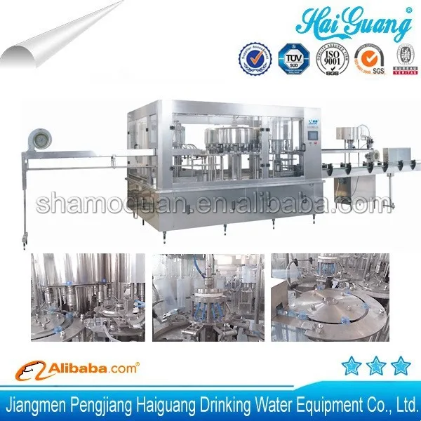 High quality alibaba Guangdong filling mineral water production line